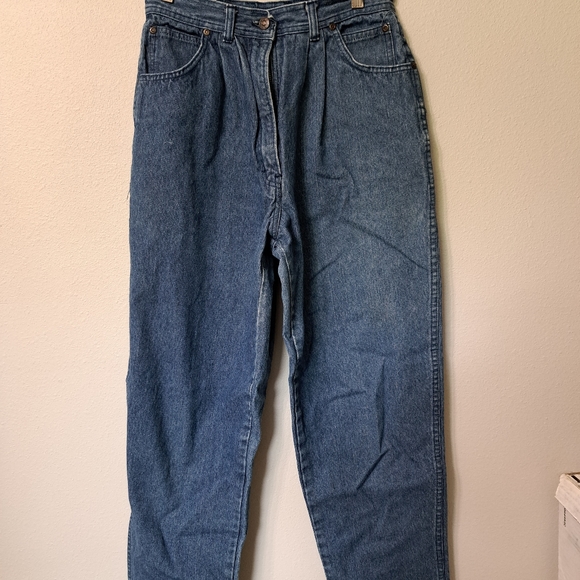Vintage Hunters Glen High Waisted Jeans Sz 13/14 - Picture 8 of 11